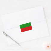 Die Flagge Bulgariens Quadratischer Aufkleber (Umschlag)
