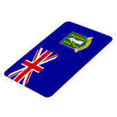 Die Flagge der britischen Jungfrau Magnet (Linke Seite)