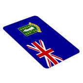 Die Flagge der britischen Jungfrau Magnet (Rechte Seite)
