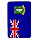 Die Flagge der britischen Jungfrau Magnet (Vertikal)