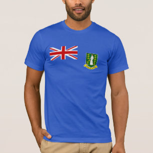 Die Flagge der britischen Jungfrau T-Shirt