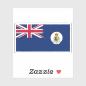 Die Flagge der britischen Windward-Inseln, britisc Aufkleber (Blatt)