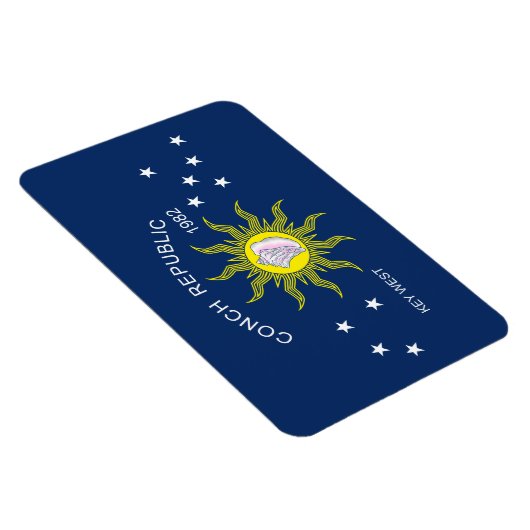 Die Flagge der Conch-Republik Magnet (Rechte Seite)