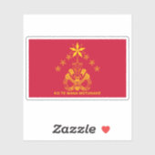 Die Flagge der Kīngitanga Aufkleber (Blatt)