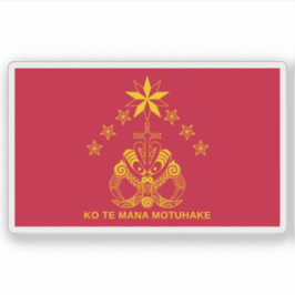 Die Flagge der Kīngitanga Aufkleber