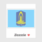 Die Flagge der Provinz Bà Ra-Vúng Tàu Aufkleber (Blatt)