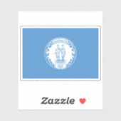 Die Flagge der Provinz Phuket, Thailand Aufkleber (Blatt)