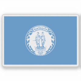 Die Flagge der Provinz Phuket, Thailand Aufkleber