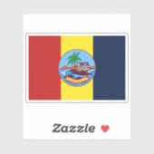 Die Flagge der Provinz Rayong, Thailand Aufkleber (Blatt)