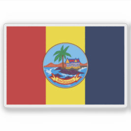 Die Flagge der Provinz Rayong, Thailand Aufkleber