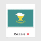 Die Flagge der Provinz Songkhla, Thailand Aufkleber (Blatt)