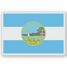 Die Flagge der Provinz Trang, Thailand Aufkleber