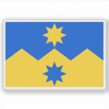 Die Flagge der Region Otago, Neuseeland