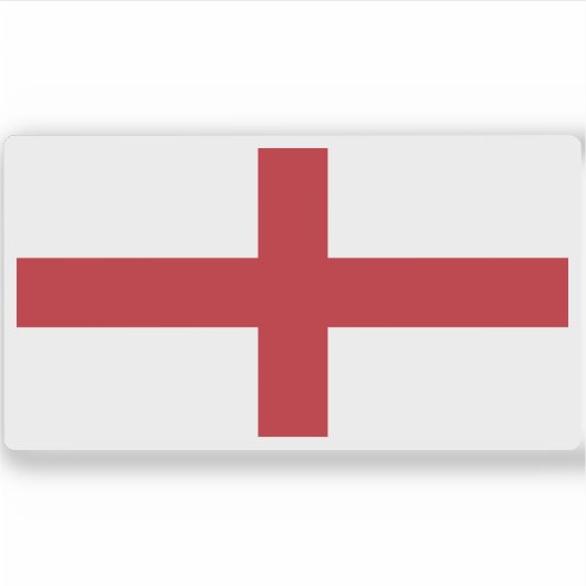 Die Flagge der Republik Genua (1005-1814) Aufkleber (Vorderseite)