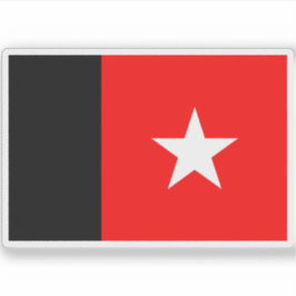 Die Flagge der Republik Unabhängiger Guyana (1887- Aufkleber