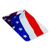 Die Flagge der Staaten Abstrakter Impressionismus Magnet (Rechte Seite)