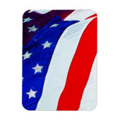 Die Flagge der Staaten Abstrakter Impressionismus Magnet (Vertikal)