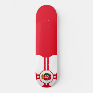 Die Flagge der Stadt São Paulo Skateboard