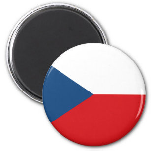 Die Flagge der Tschechischen Republik Magnet