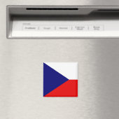 Die Flagge der Tschechischen Republik Magnet (In Situ (Geschirrspüler))