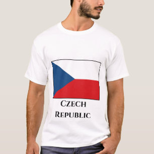 Die Flagge der Tschechischen Republik T-Shirt