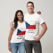 Die Flagge der Tschechischen Republik T-Shirt (Unisex)