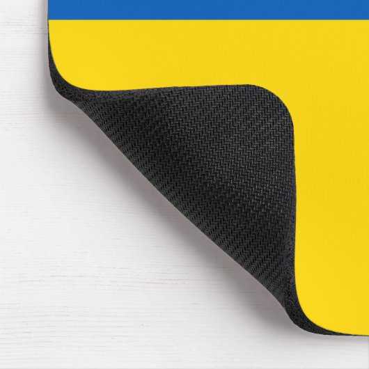 Die Flagge der Ukraine Mousepad (Ecke)