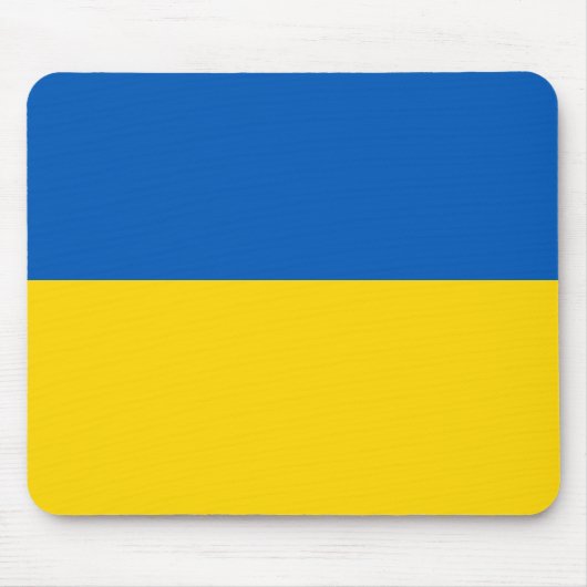 Die Flagge der Ukraine Mousepad (Vorne)