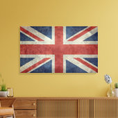 Die Flagge der Union im Vereinigten Königreich - V Leinwanddruck (Insitu (Wohnzimmer))
