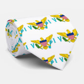 Die Flagge der US-Jungferninseln Krawatte (Gerollt)