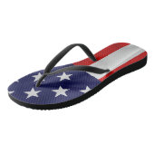 Die Flagge der USA Badesandalen (Schrägansicht)