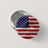 Die Flagge der USA Button (Vorne & Hinten)