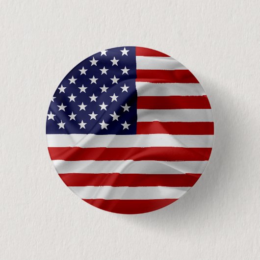 Die Flagge der USA Button (Vorderseite)