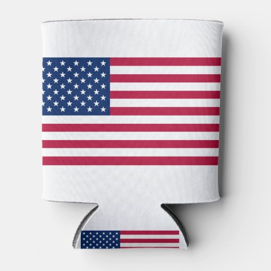Die Flagge der USA Dosenkühler (Vorderseite)