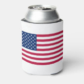 Die Flagge der USA Dosenkühler (Kanne Rückseite)