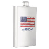 Die Flagge der USA Flachmann (Rechts)