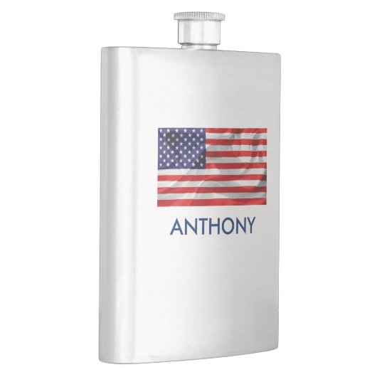 Die Flagge der USA Flachmann (Rechts)