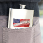 Die Flagge der USA Flachmann (Beispiel)