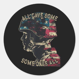 Die Flagge der USA gab allen ein paar Mitgliedern  Runder Aufkleber
