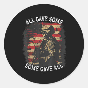 Die Flagge der USA gab allen ein paar Mitgliedern  Runder Aufkleber