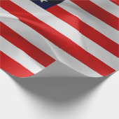 Die Flagge der USA Geschenkpapier (Ecke)