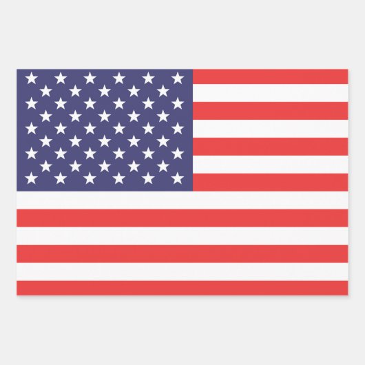 Die Flagge der USA Geschenkpapier Set (Vorderseite 3)
