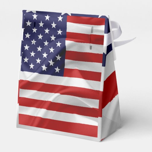 Die Flagge der USA Geschenkschachtel (Rückseite)