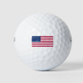 Die Flagge der USA Golfball (Vorderseite)