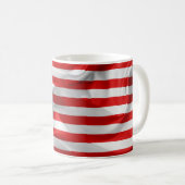 Die Flagge der USA Kaffeetasse (VorderseiteRechts)