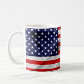 Die Flagge der USA Kaffeetasse (Links)