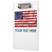 Die Flagge der USA Klemmbrett (Links)