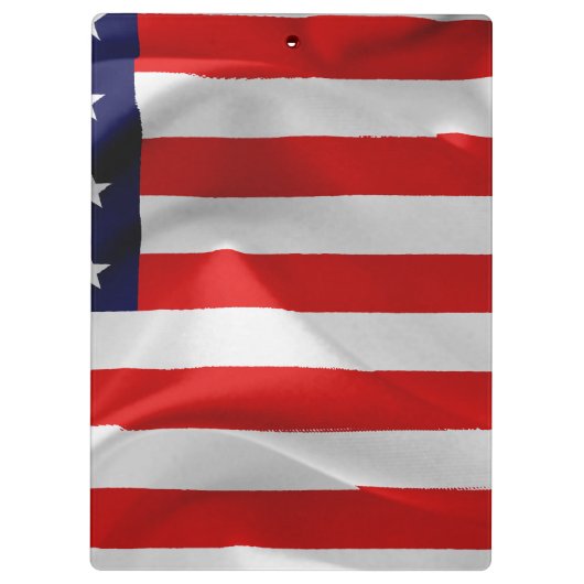 Die Flagge der USA Klemmbrett (Rückseite)