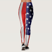 Die Flagge der USA Leggings (Rückseite)