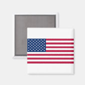 Die Flagge der USA Magnet (Vorderseite/Rückseite)